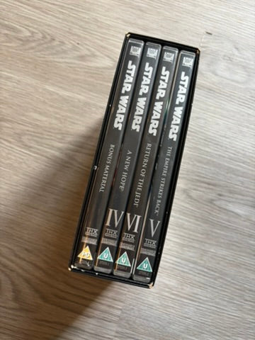 Star Wars Original Trilogy DVD Set | Episodes IV, V & VI | Classic Sci-Fi Collectible UK