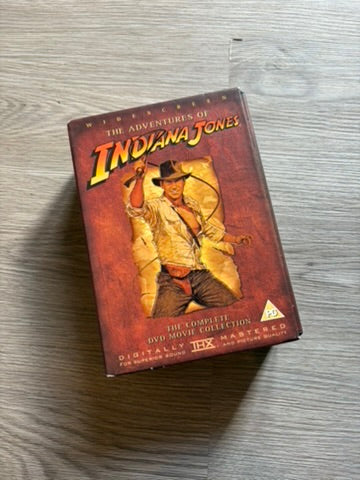 Indiana Jones Original Trilogy DVD Set | Classic 80s Cinema Collectible UK