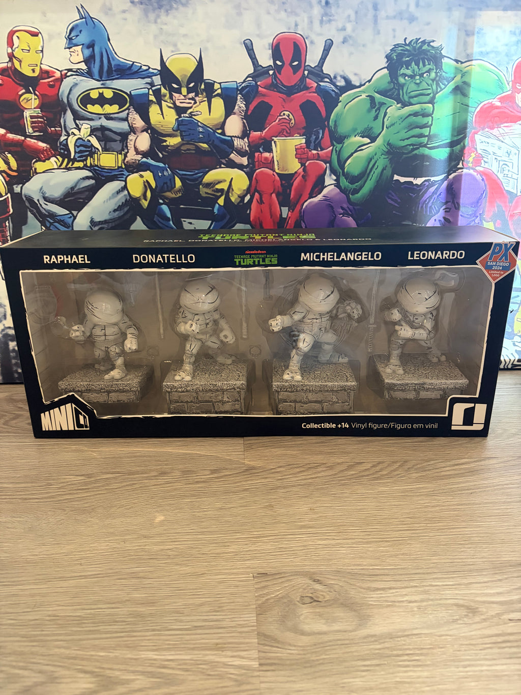 Iron Studios TMNT Monochromatic Limited Edition Statue 4-Pack Set (1/1000) | Rare Collector's Set UK
