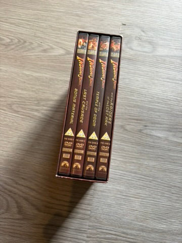 Indiana Jones Original Trilogy DVD Set | Classic 80s Cinema Collectible UK