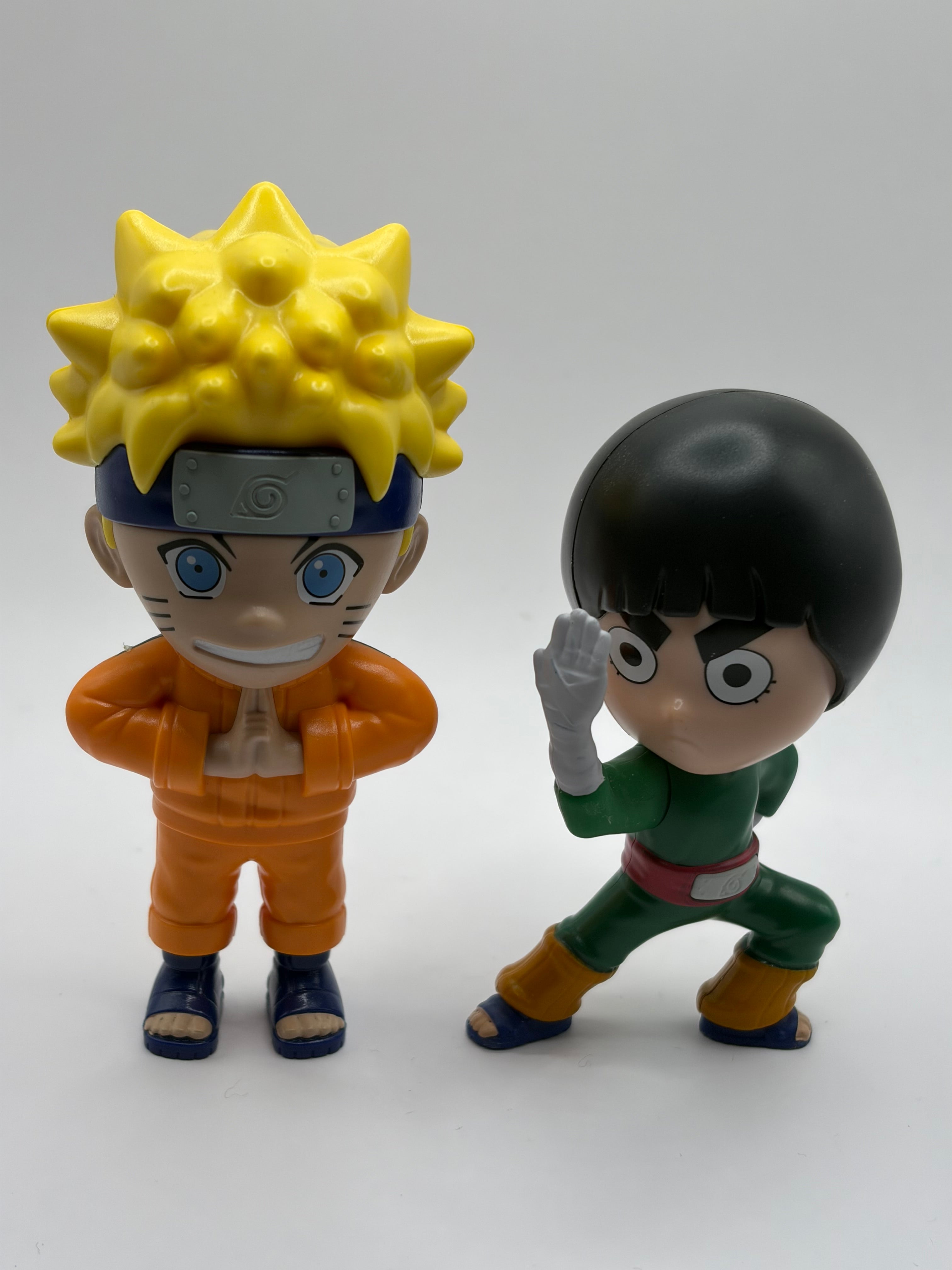 Naruto & Rock Lee Burger King Figures | Rare Anime Fast Food Collectible UK