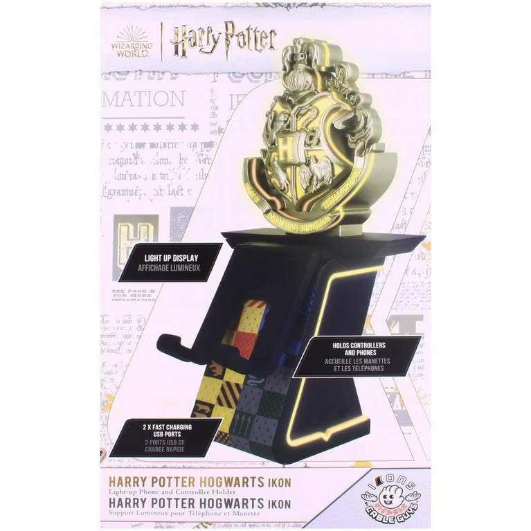 Harry Potter gaming controller stand shown from another angle.