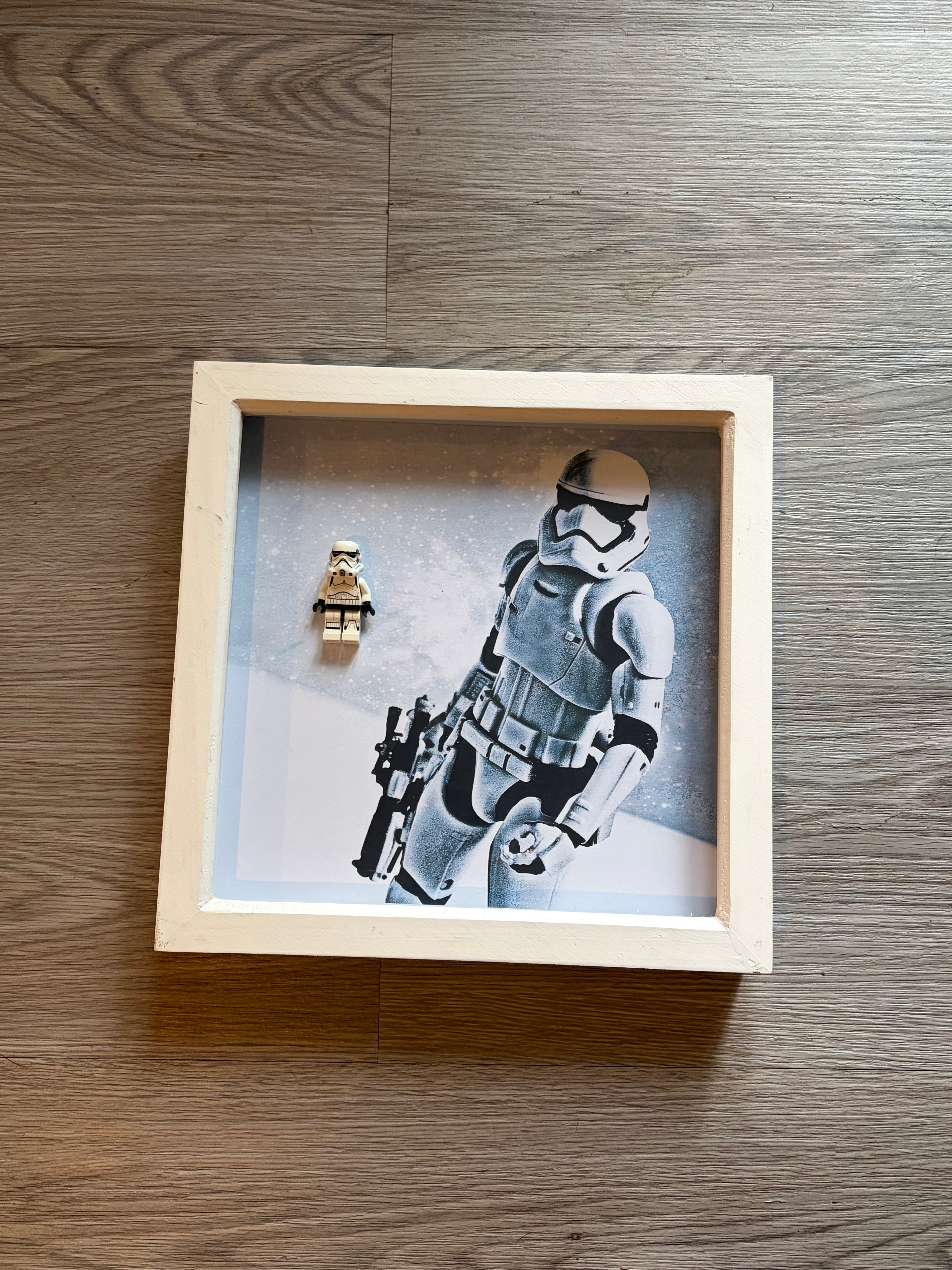 LEGO Shadow Box Frame Art - Joker, Storm Trooper & Spider-Man