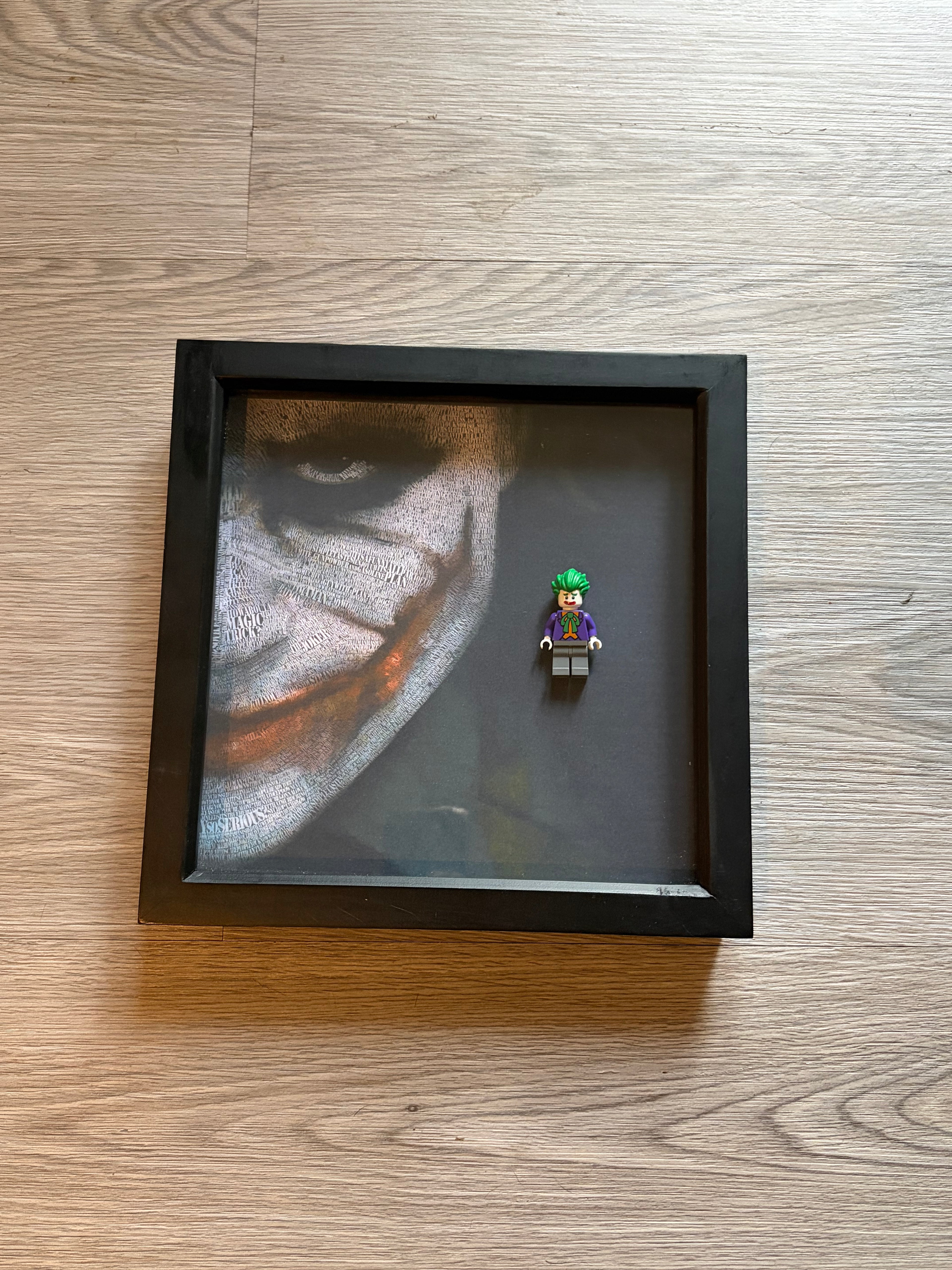 LEGO Shadow Box Frame Art - Joker, Storm Trooper & Spider-Man