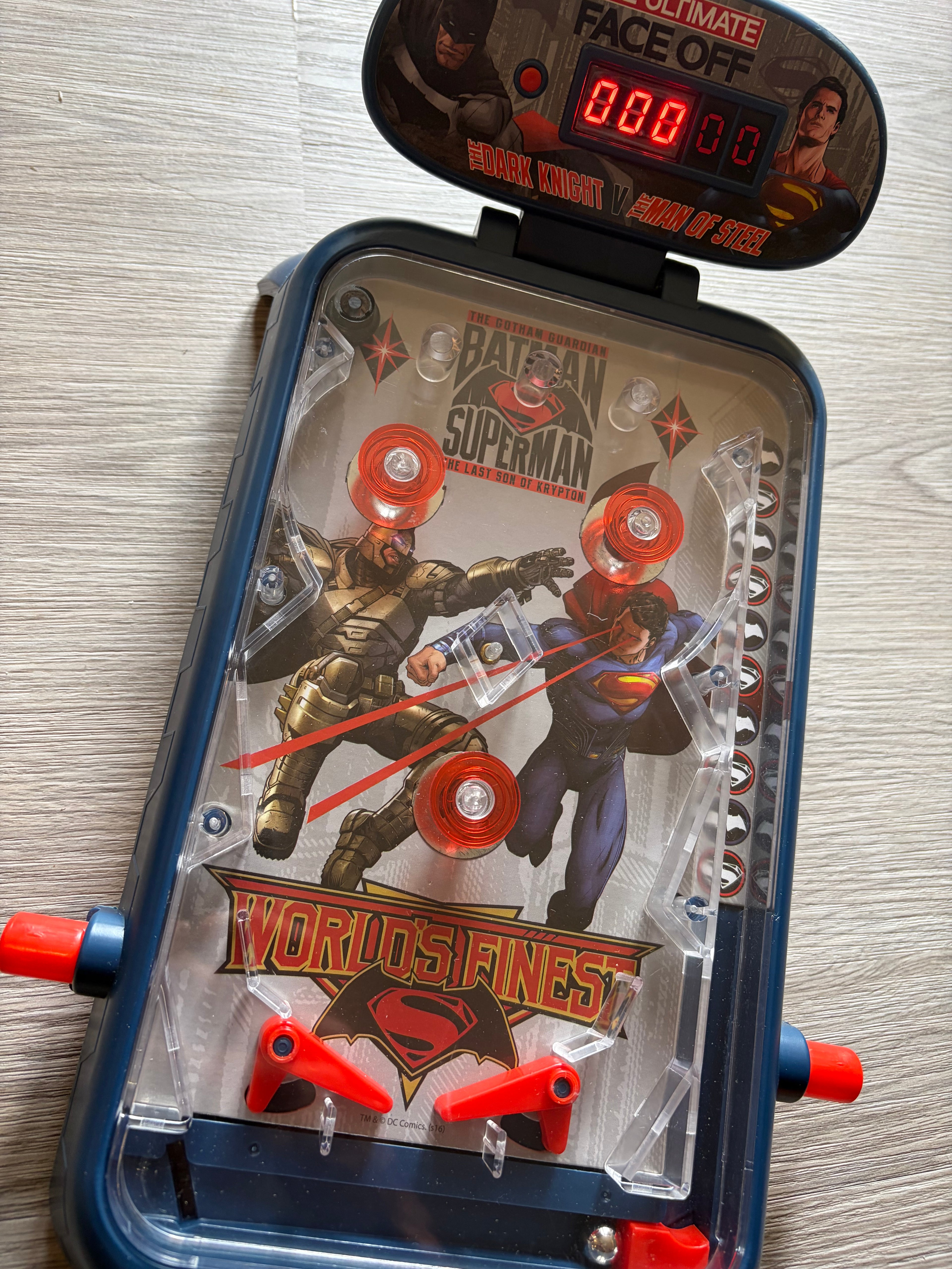 Batman Vs Superman Pinball Game | DC Comics Retro Arcade Collectible UK