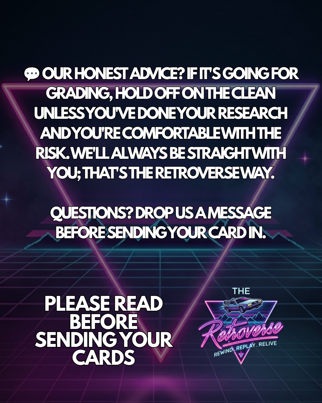 TCG Card Cleaning Service | Professional Card Cleaning by The RetroVerse